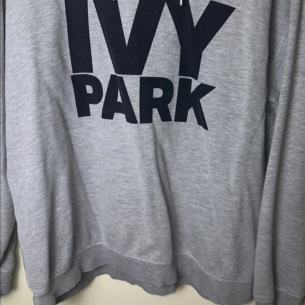 IVY PARK Gray Hoodie with Black Lettering - Picture 4 of 5